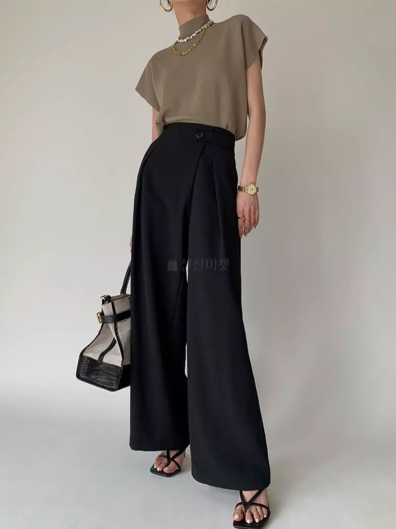 Oneway - Korean Women Fashion - #womensfashion - Half Turtleneck Knit Tee