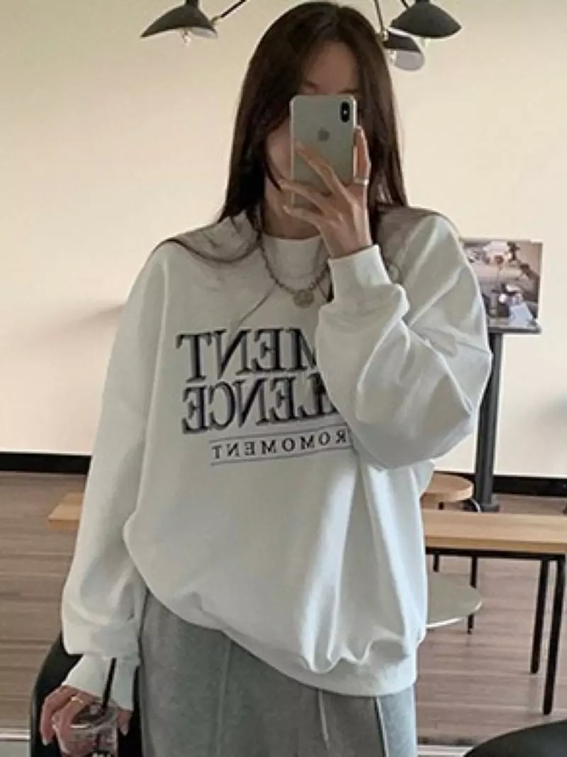 Oneway - Korean Women Fashion - #womensfashion - Moment Sweathsirt