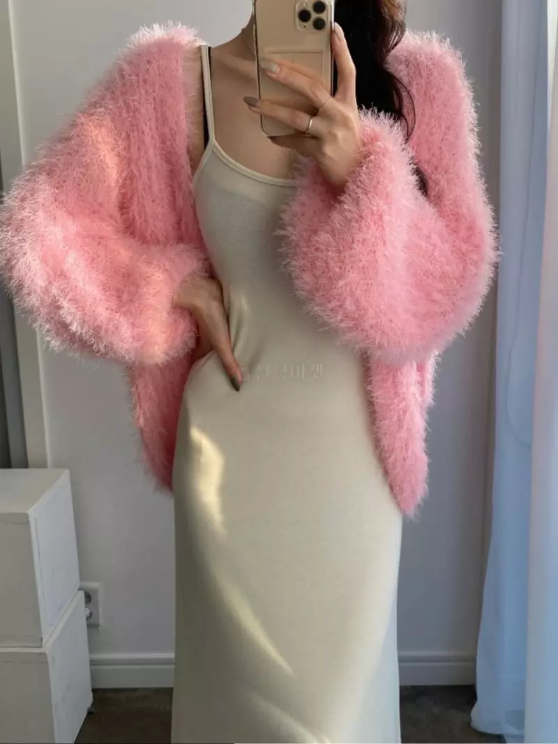 Oneway - Korean Women Fashion - #womensfashion - Macaroon Knit Cardigan - 2