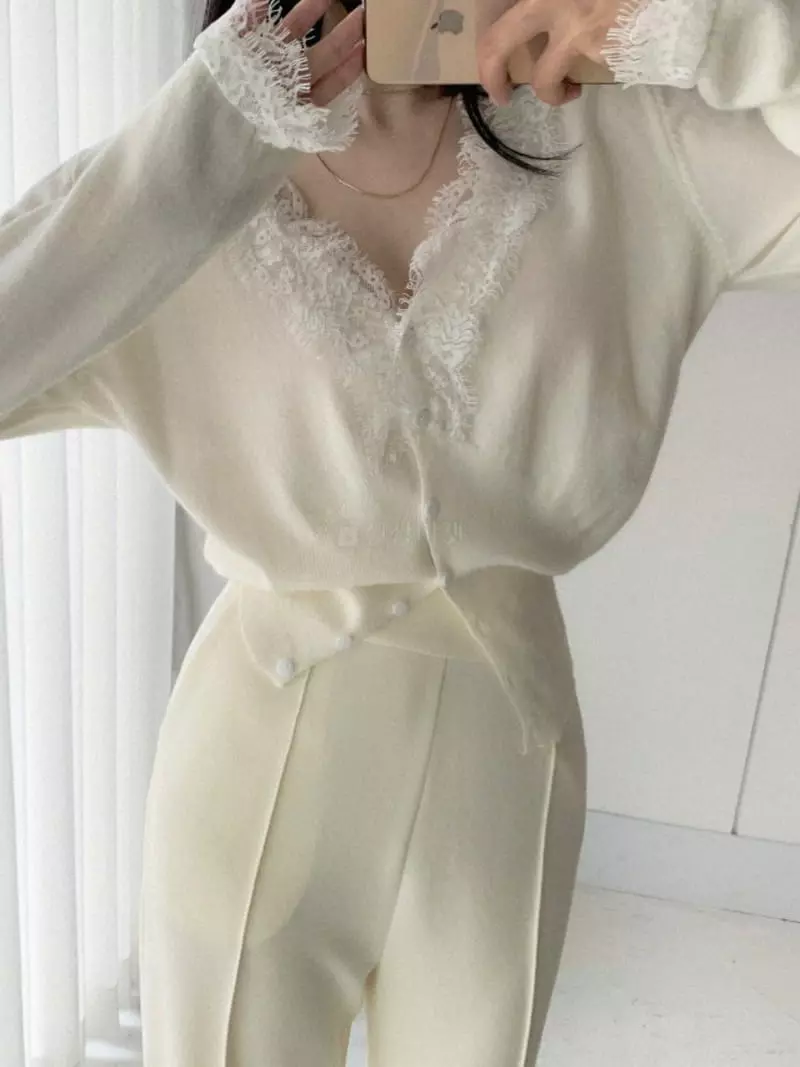 Oneway - Korean Women Fashion - #womensfashion - Lace Cardigan - 12