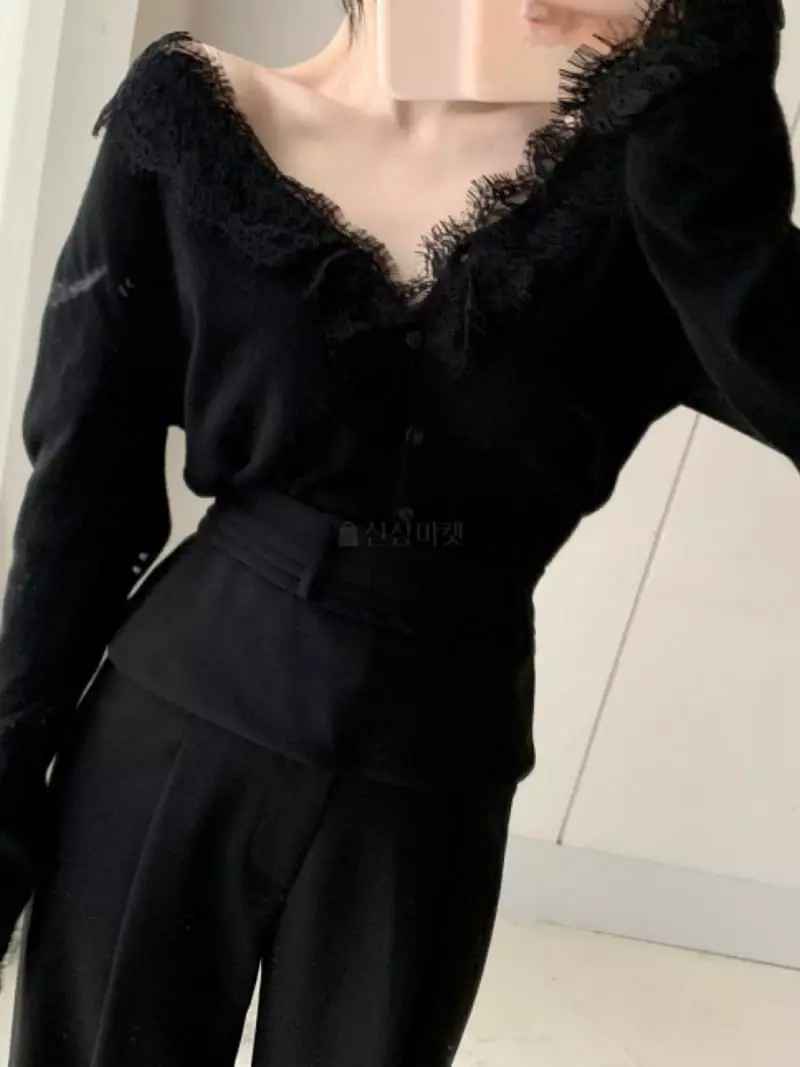 Oneway - Korean Women Fashion - #momslook - Lace Cardigan - 4