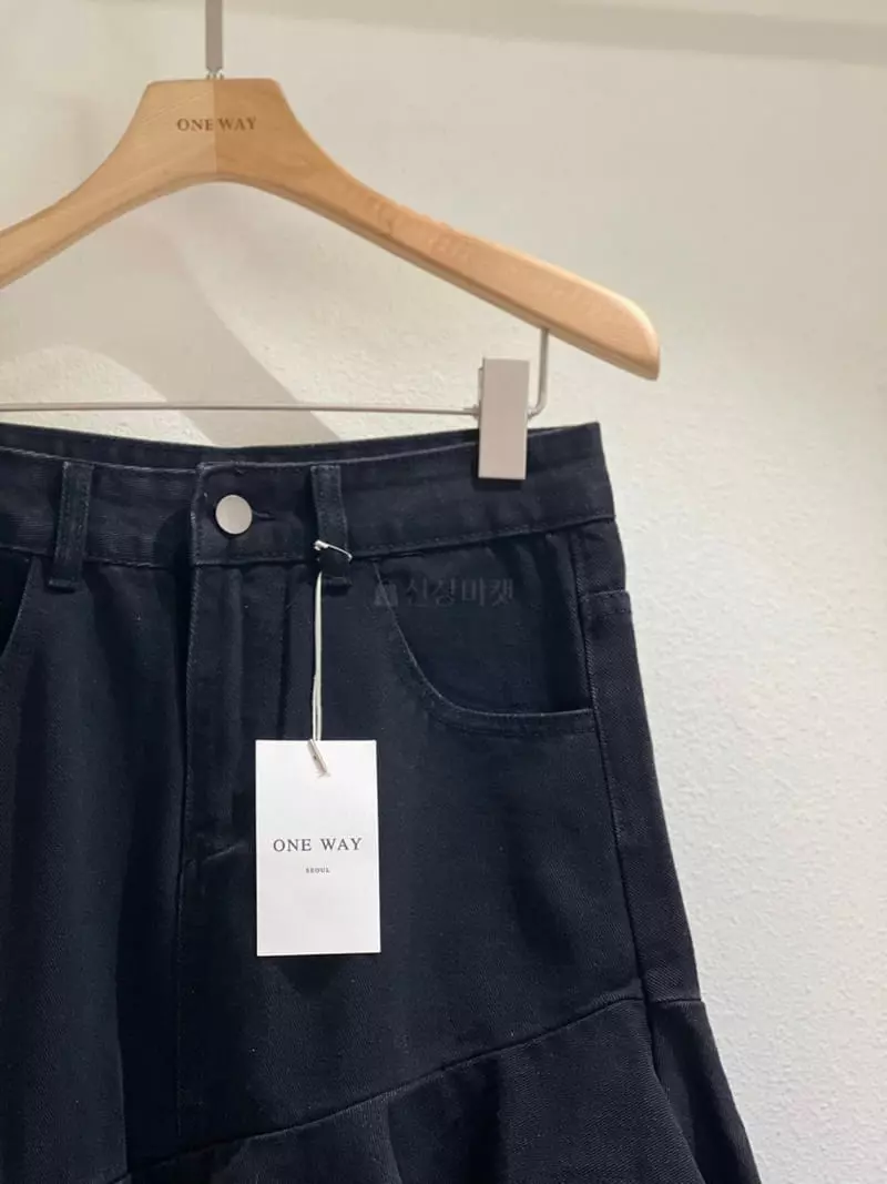 Oneway - Korean Women Fashion - #womensfashion - Denim Frill Skirt - 3