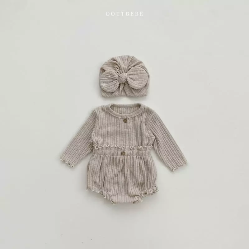 Oott Bebe - Korean Baby Fashion - #babyboutique - Coco Bloomer Set - 12