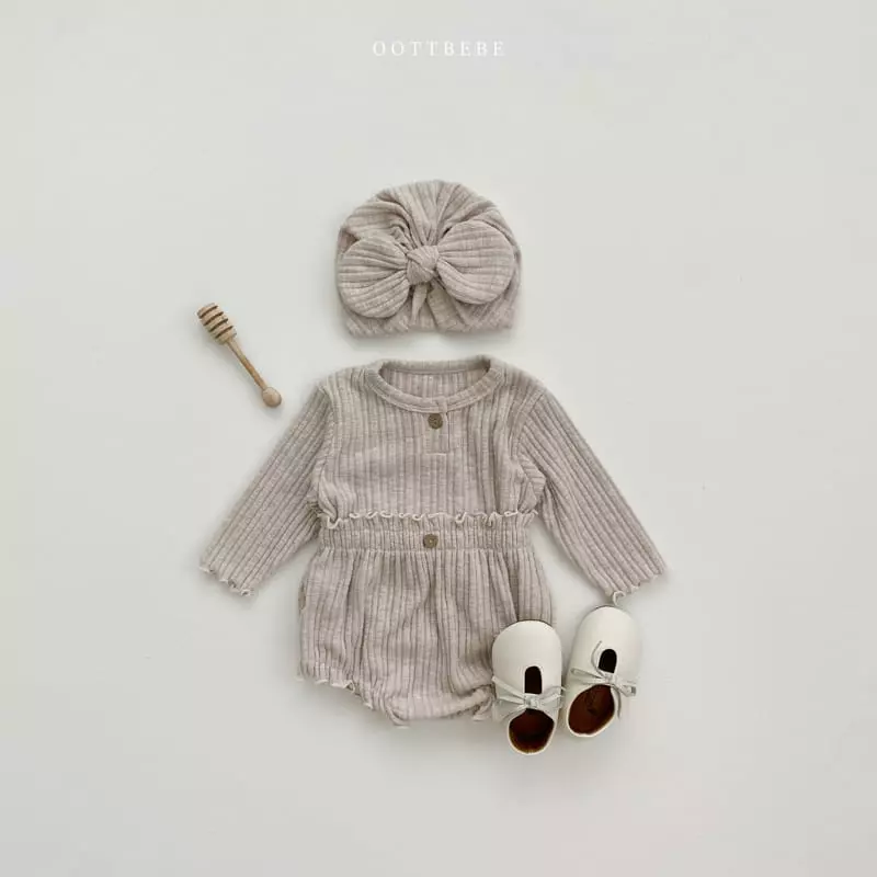 Oott Bebe - Korean Baby Fashion - #babylifestyle - Coco Bloomer Set - 3