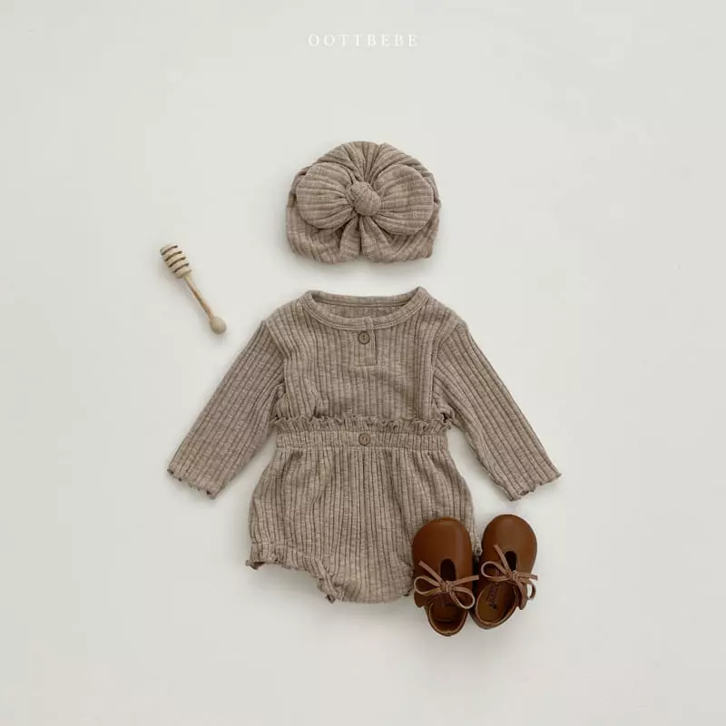 Oott Bebe - Korean Baby Fashion - #babylifestyle - Coco Bloomer Set - 4