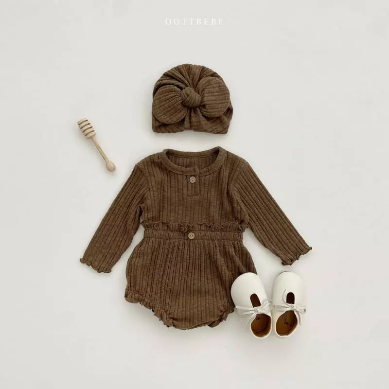 Oott Bebe - Korean Baby Fashion - #babyootd - Coco Bloomer Set - 5