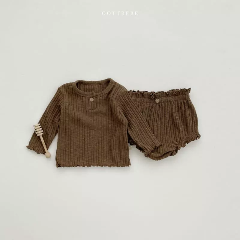 Oott Bebe - Korean Baby Fashion - #onlinebabyboutique - Coco Bloomer Set - 9