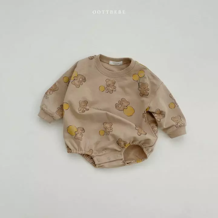 Oott Bebe - Korean Baby Fashion - #onlinebabyshop - Balloon Bodysuit - 3