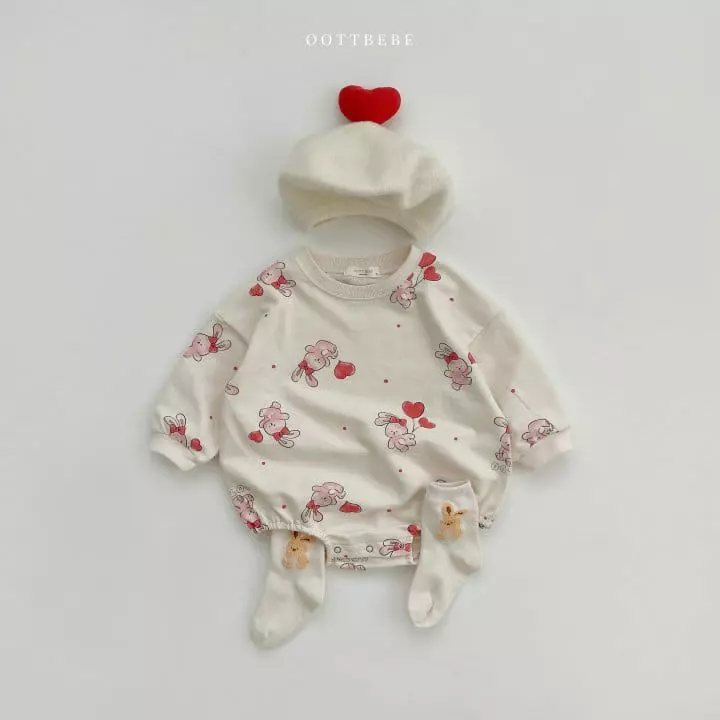 Oott Bebe - Korean Baby Fashion - #onlinebabyshop - Balloon Bodysuit - 4
