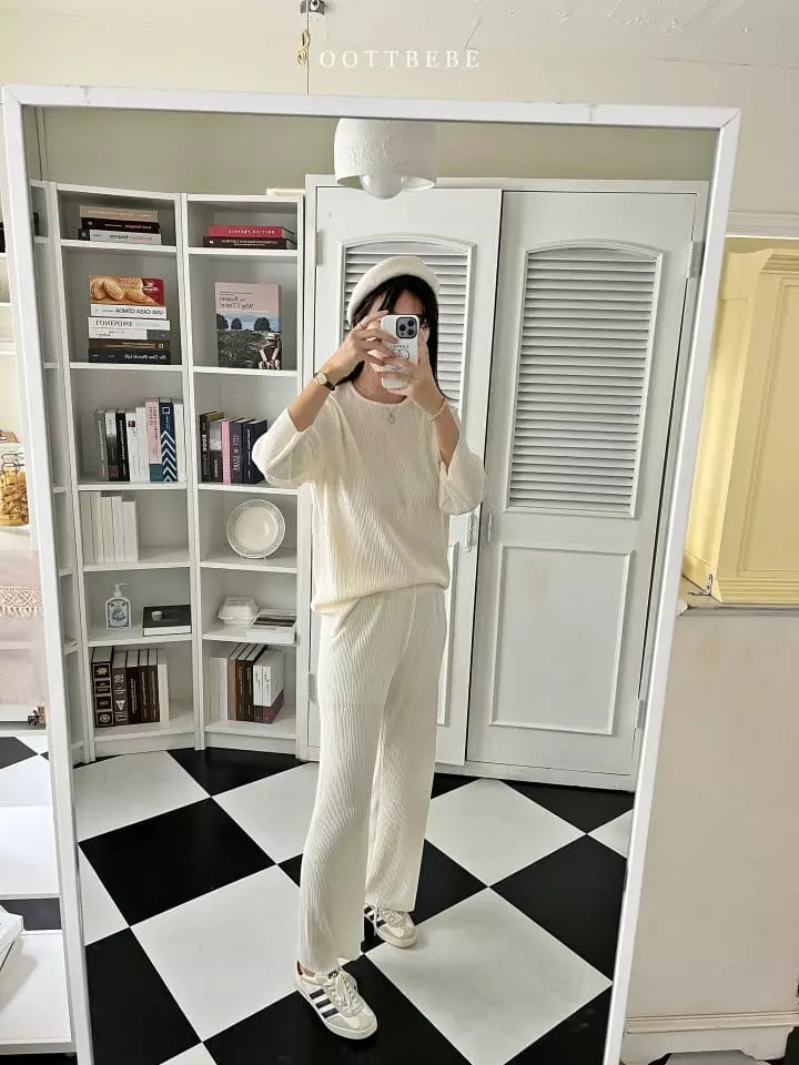 Oott Bebe - Korean Children Fashion - #Kfashion4kids - V Pleats Set - 9