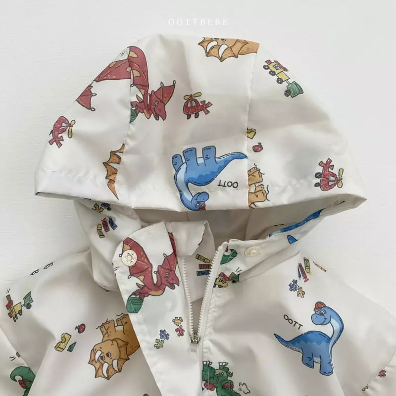 Oott Bebe - Korean Children Fashion - #Kfashion4kids - Dino Windbreaker Jacket - 3