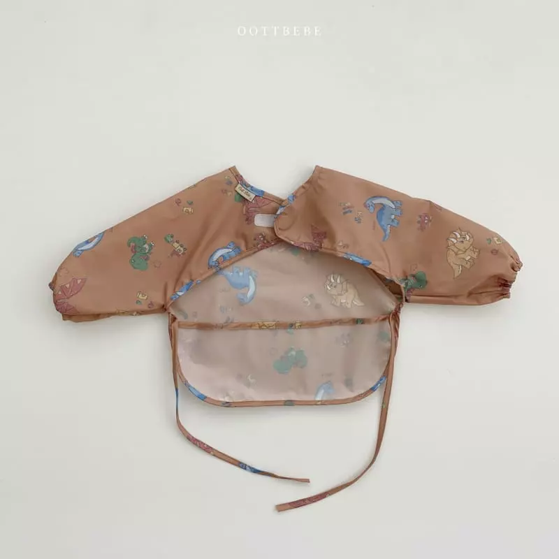 Oott Bebe - Korean Children Fashion - #childofig - Dino Waterproof Bib Bebe - 8