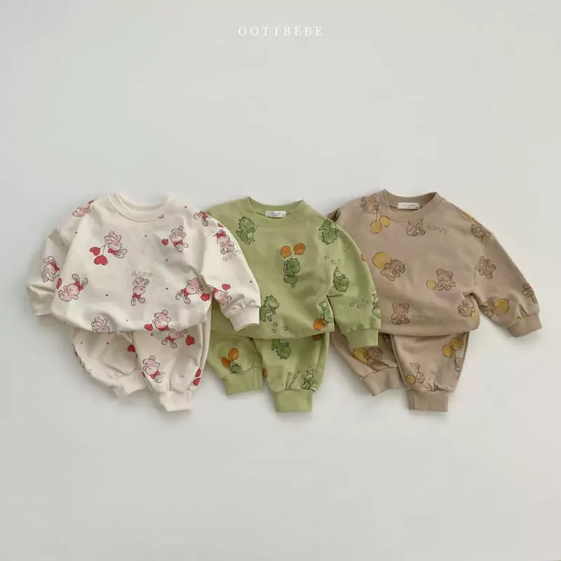 Oott Bebe - Korean Children Fashion - #childofig - Balloon Top Bottom Set - 7