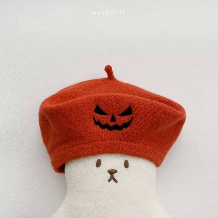 Oott Bebe - Korean Children Fashion - #childofig - Ghost Knit Beret Hat - 2