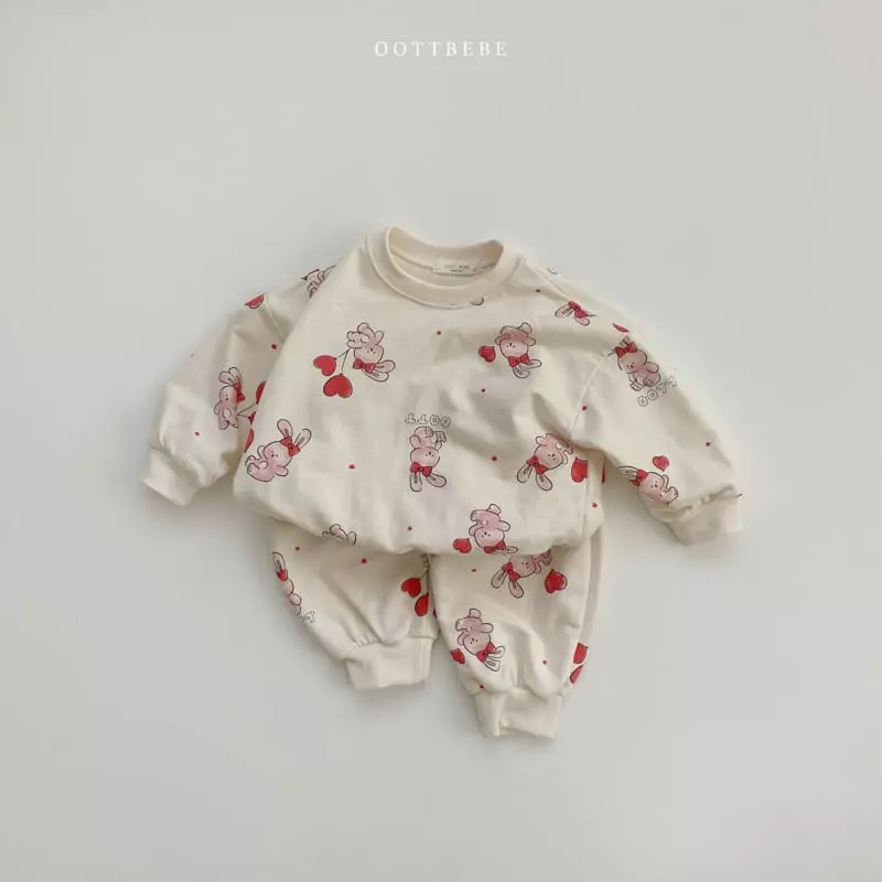 Oott Bebe - Korean Children Fashion - #childrensboutique - Balloon Top Bottom Set - 8