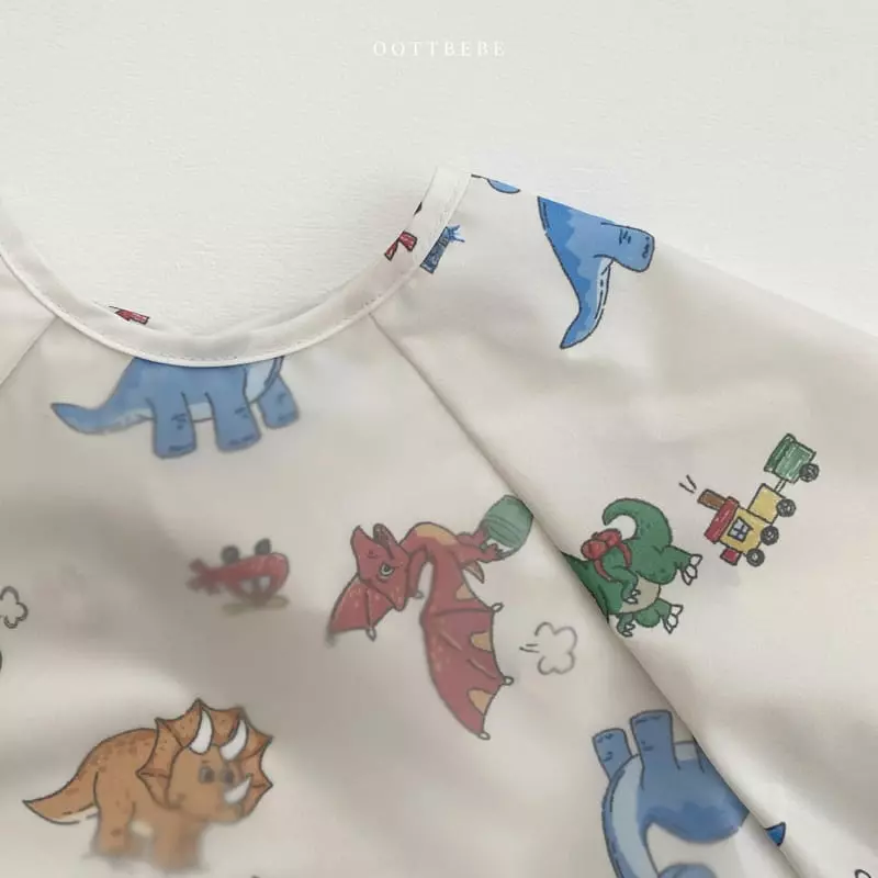 Oott Bebe - Korean Children Fashion - #designkidswear - Dino Waterproof Bib Bebe - 10