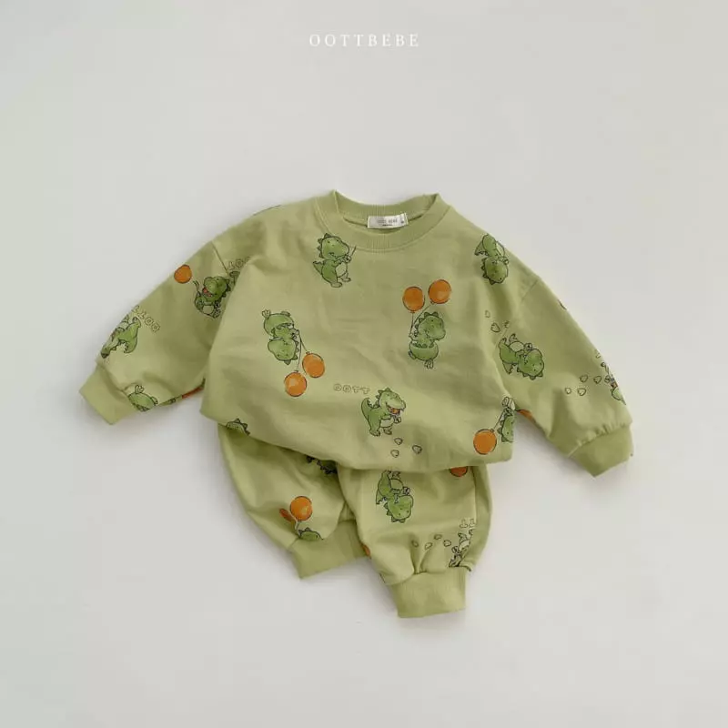 Oott Bebe - Korean Children Fashion - #designkidswear - Balloon Top Bottom Set - 9