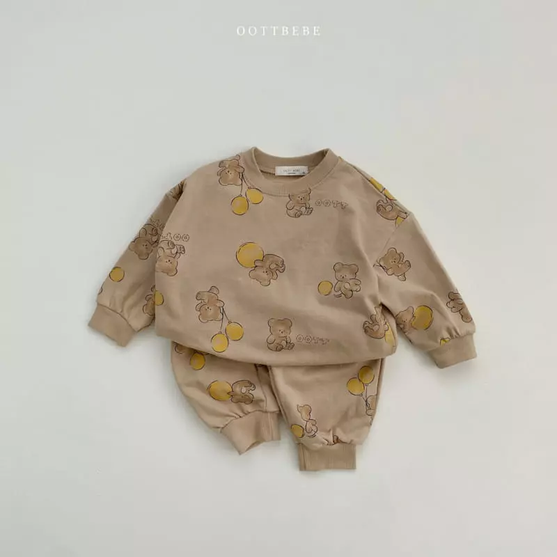 Oott Bebe - Korean Children Fashion - #discoveringself - Balloon Top Bottom Set - 10