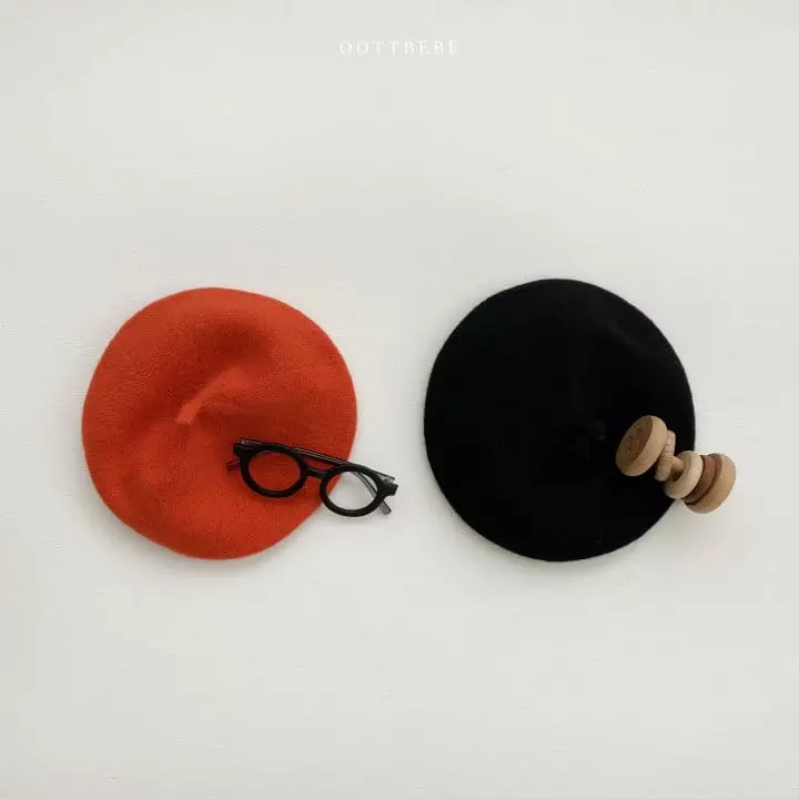 Oott Bebe - Korean Children Fashion - #discoveringself - Ghost Knit Beret Hat - 5