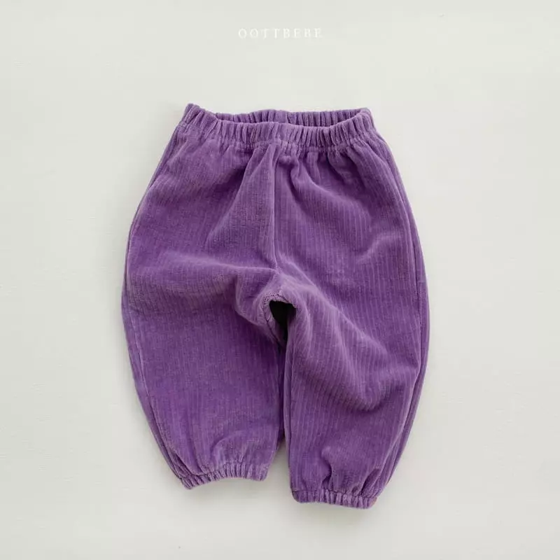 Oott Bebe - Korean Children Fashion - #kidsstore - Hallooween Velvet Pants - 4