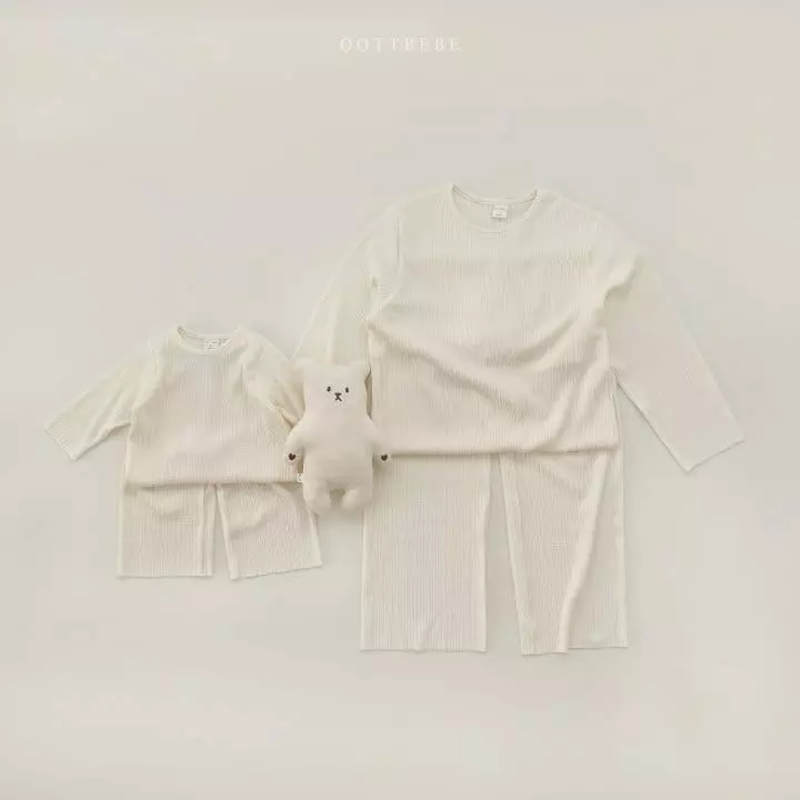 Oott Bebe - Korean Children Fashion - #littlefashionista - V Pleats Set - 10