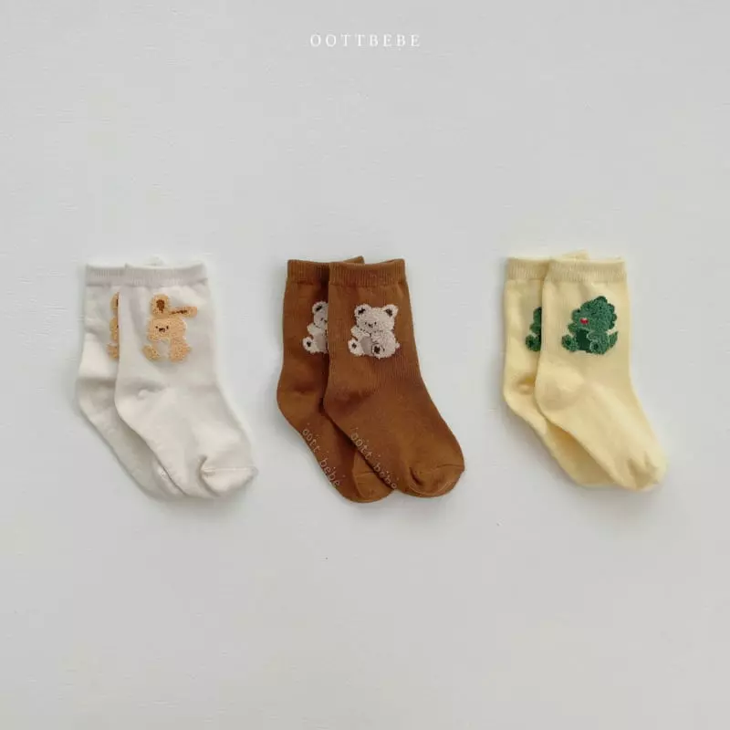 Oott Bebe - Korean Children Fashion - #magicofchildhood - Friends Socks - 12