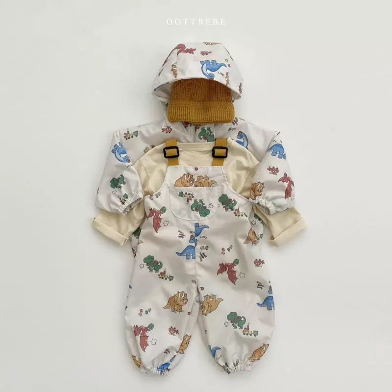 Oott Bebe - Korean Children Fashion - #prettylittlegirls - Dino Windbreaker Jacket - 7