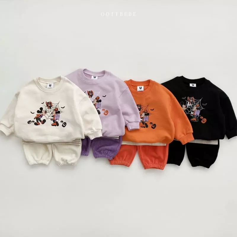Oott Bebe - Korean Children Fashion - #todddlerfashion - Hallooween Velvet Pants - 10