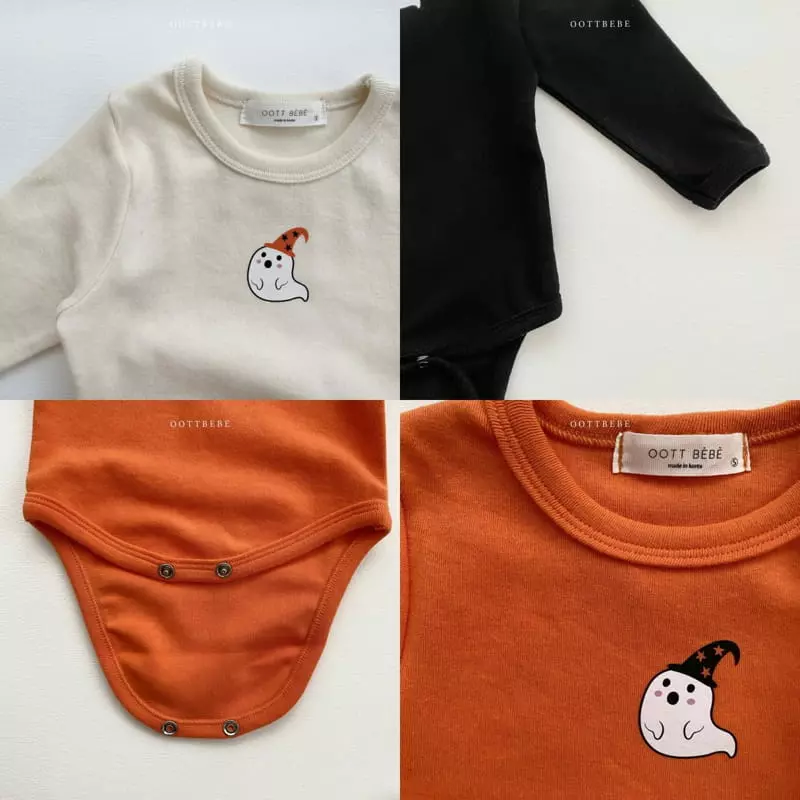 Oott Bebe - Korean Children Fashion - #todddlerfashion - Ghost Bodysuit - 6
