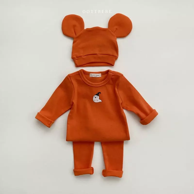 Oott Bebe - Korean Children Fashion - #todddlerfashion - Ghost Easywear Set - 5