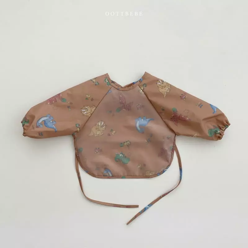 Oott Bebe - Korean Children Fashion - #toddlerclothing - Dino Waterproof Bib Bebe - 6
