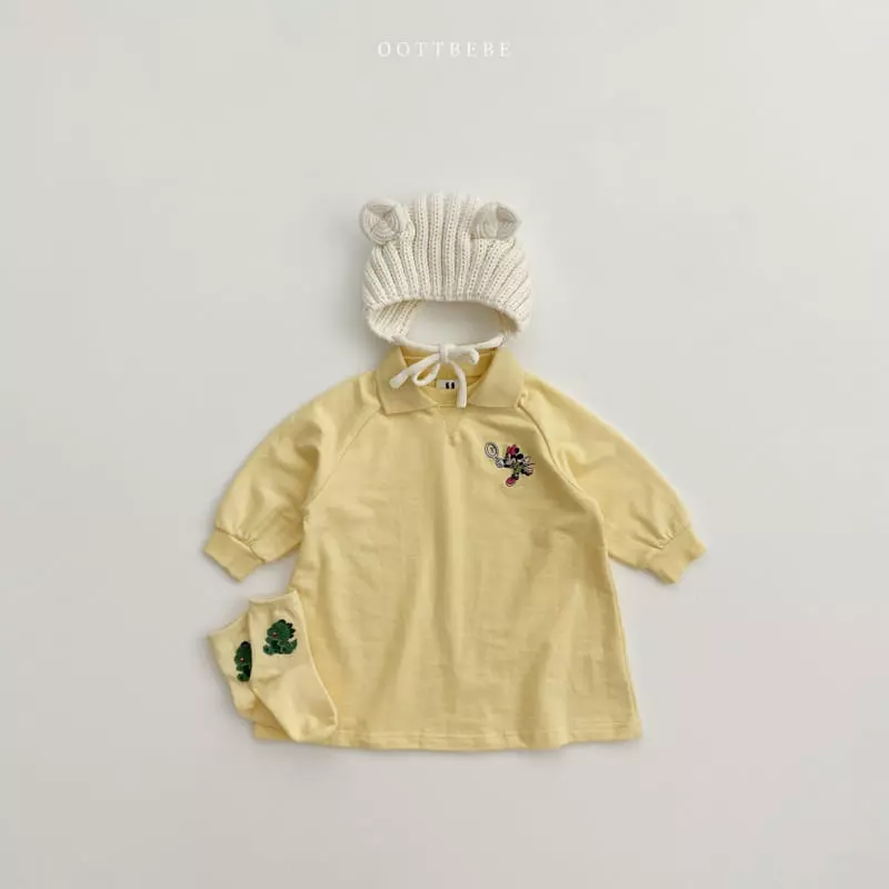 Oott Bebe - Korean Children Fashion - #toddlerclothing - Tennis Mini One-piece