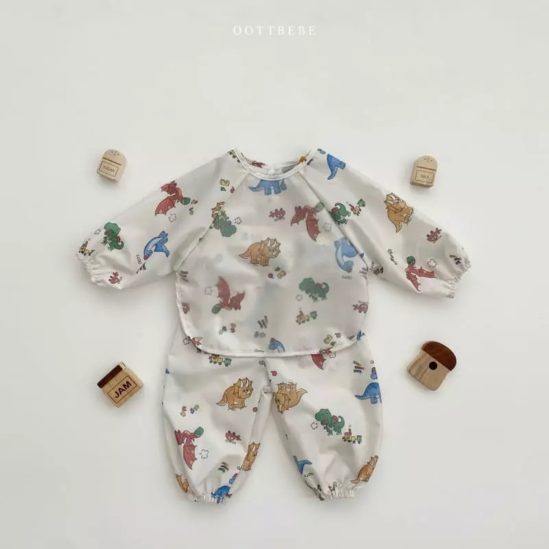 Oott Bebe - Korean Children Fashion - #toddlerclothing - Dino Play Wear - 8