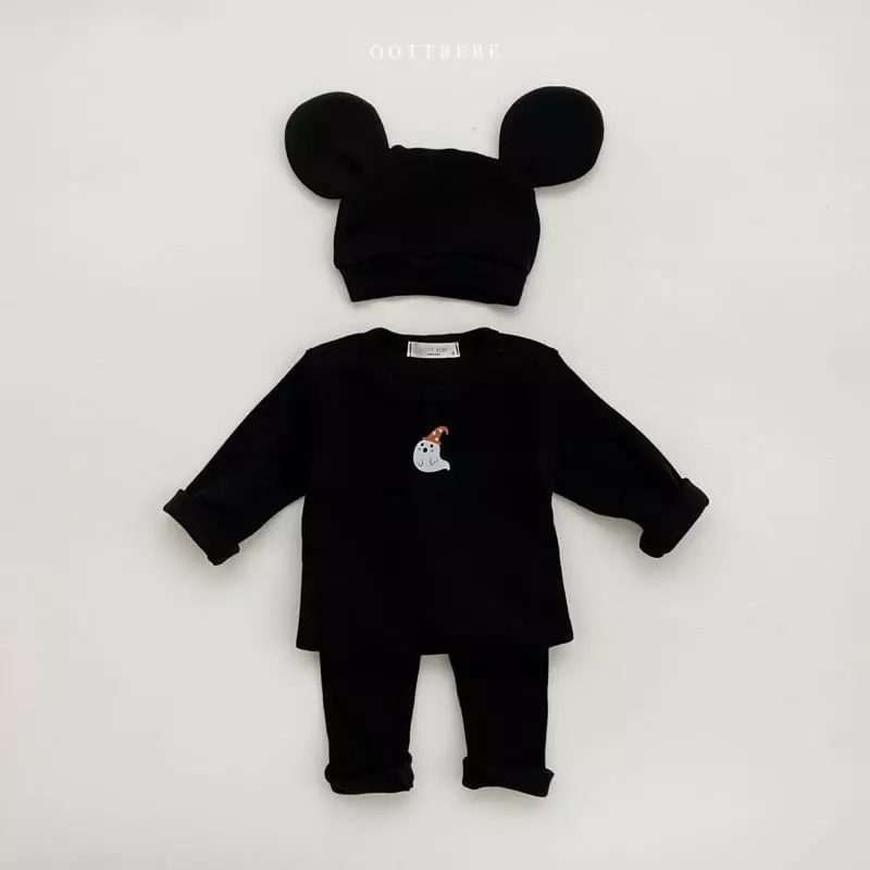 Oott Bebe - Korean Children Fashion - #toddlerclothing - Ghost Easywear Set - 6