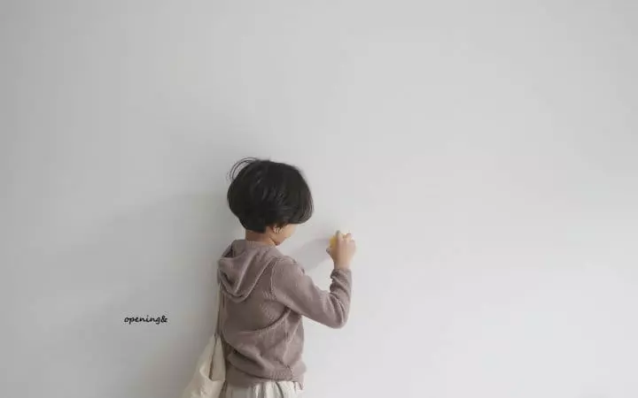 Opening & - Korean Children Fashion - #Kfashion4kids - Original Waffle Hoody - 8
