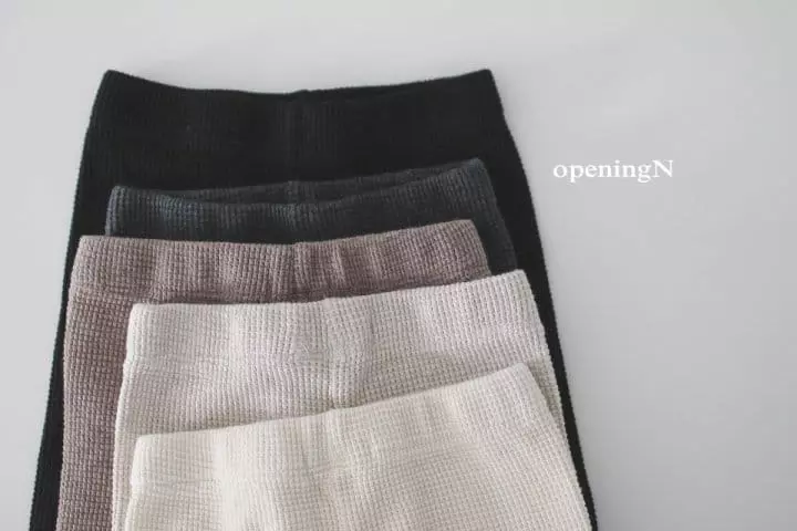 Opening & - Korean Children Fashion - #designkidswear - Original Waffle Leggings