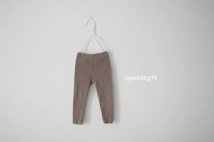 Opening & - Korean Children Fashion - #discoveringself - Original Waffle Leggings - 2