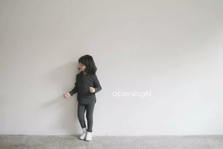 Opening & - Korean Children Fashion - #discoveringself - Original Waffle Hoody - 4