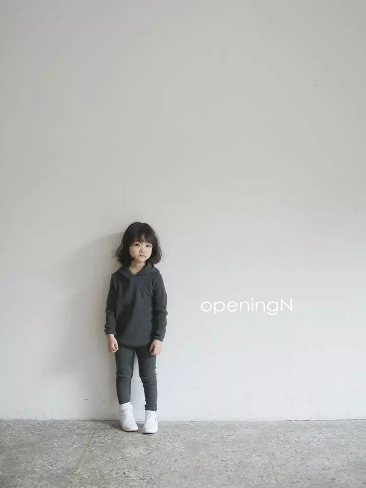 Opening & - Korean Children Fashion - #kidsstore - Original Waffle Hoody - 6