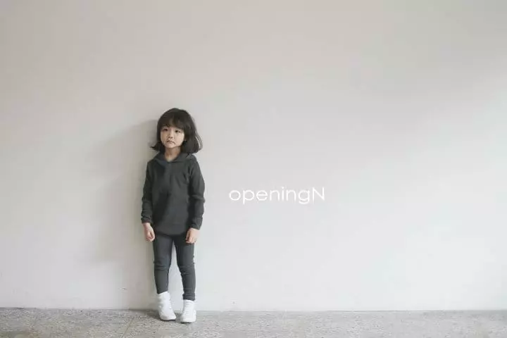 Opening & - Korean Children Fashion - #kidzfashiontrend - Original Waffle Hoody - 7