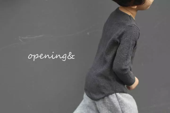 Opening & - Korean Children Fashion - #prettylittlegirls - Original Waffle Top - 10