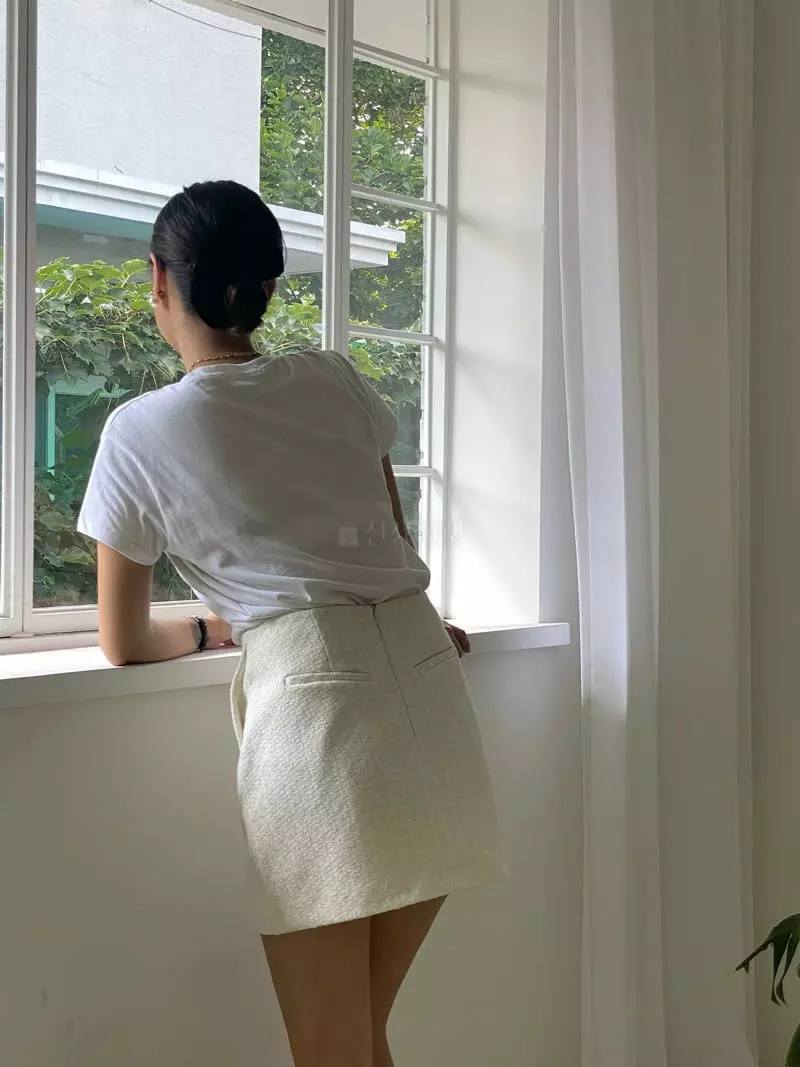 Ouppt - Korean Women Fashion - #momslook - Stella Twid Skirt - 2