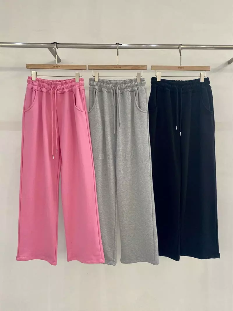 Ouppt - Korean Women Fashion - #momslook - Terry Wide Pants - 12