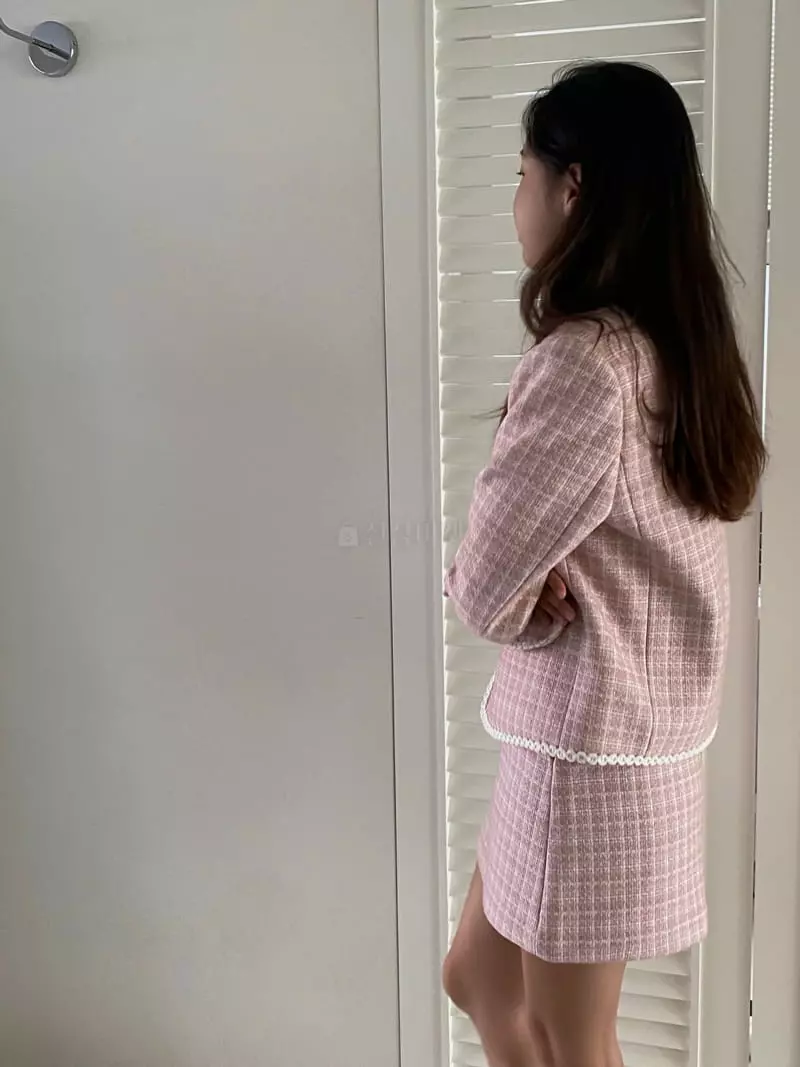 Ouppt - Korean Women Fashion - #momslook - Stella Twid Jacket - 3