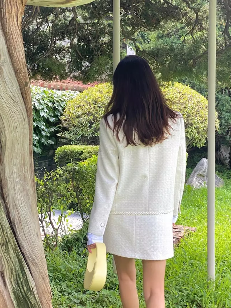 Ouppt - Korean Women Fashion - #momslook - Stella Twid Jacket - 9
