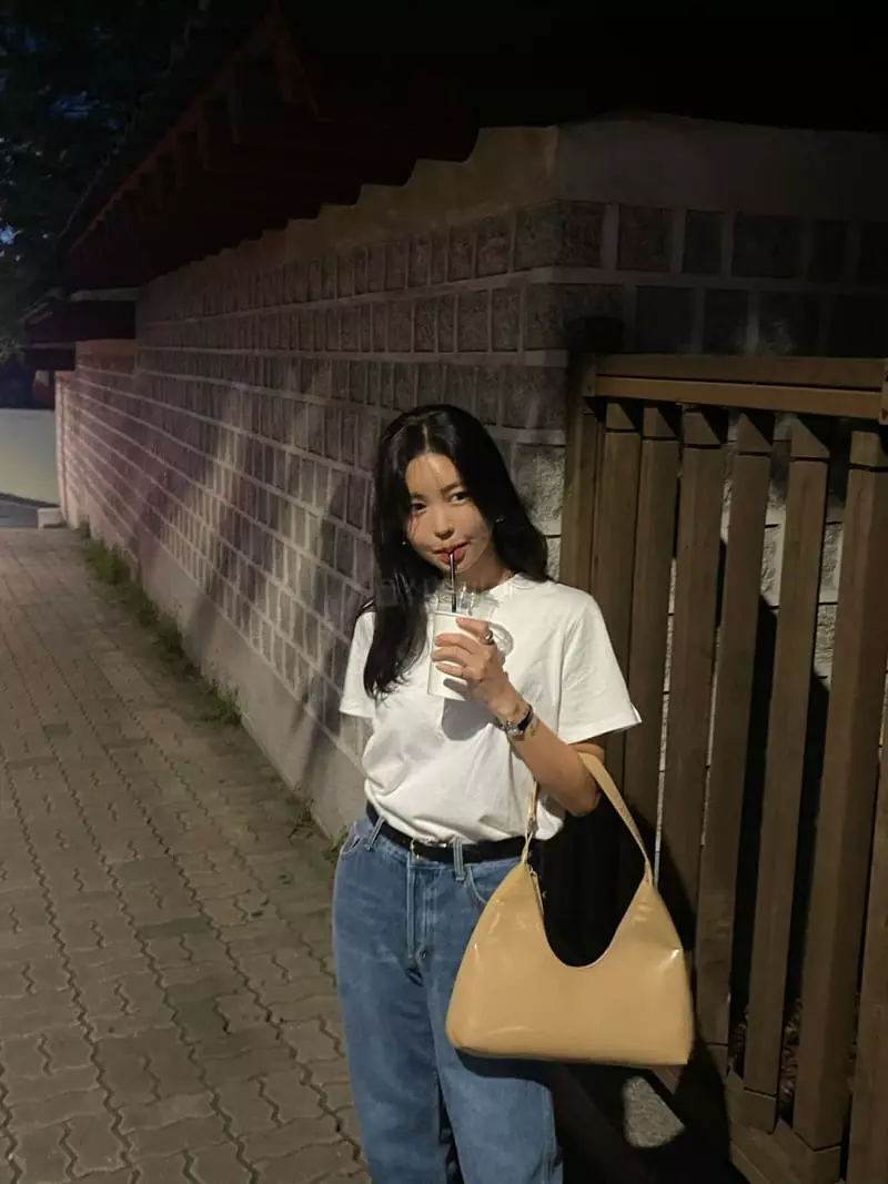Ouppt - Korean Women Fashion - #womensfashion - Base Tee - 4