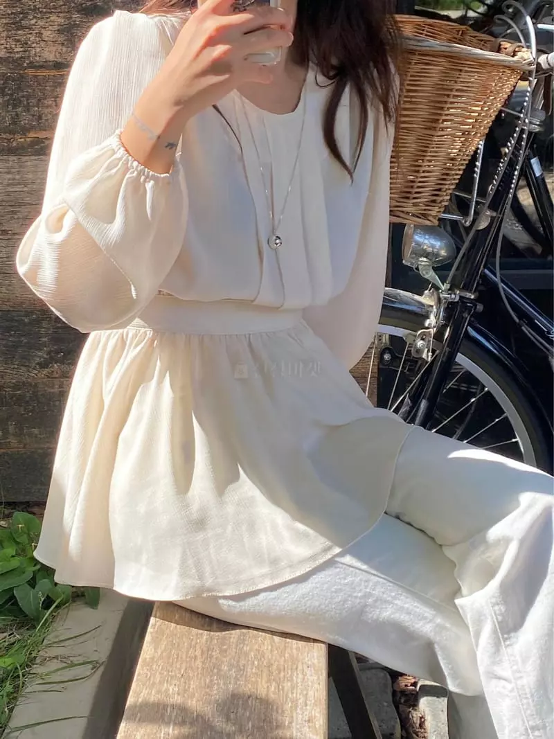 Ouppt - Korean Women Fashion - #momslook - Lilly Blouse - 5