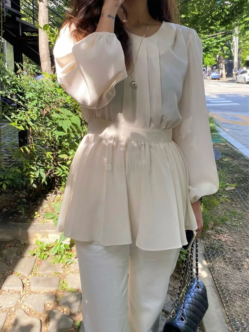 Ouppt - Korean Women Fashion - #momslook - Lilly Blouse - 7