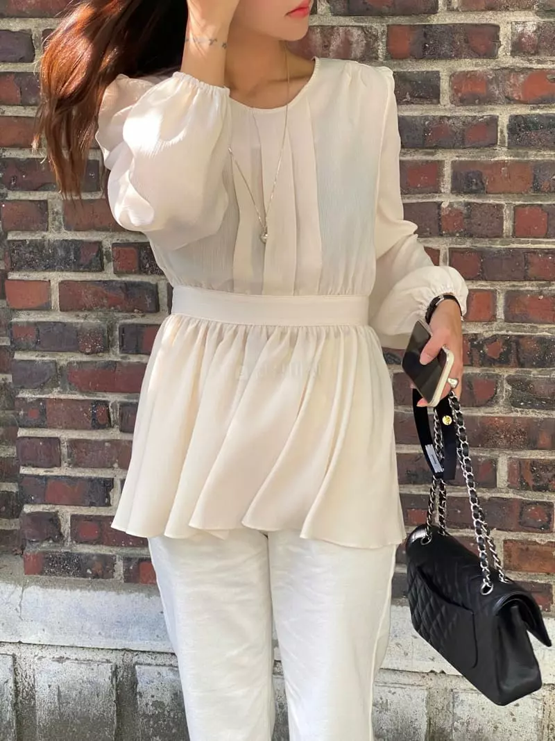 Ouppt - Korean Women Fashion - #momslook - Lilly Blouse - 9