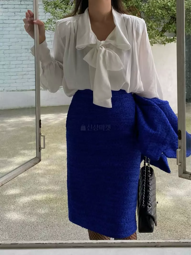 Ouppt - Korean Women Fashion - #momslook - Anna Twid Skirt - 11